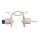 Stubby ¾in Ball Button Shorter White 10 Pack - TANE-22-WH Stubby ¾in Ball Button Shorter White 10 Pack - TANE-22-WH